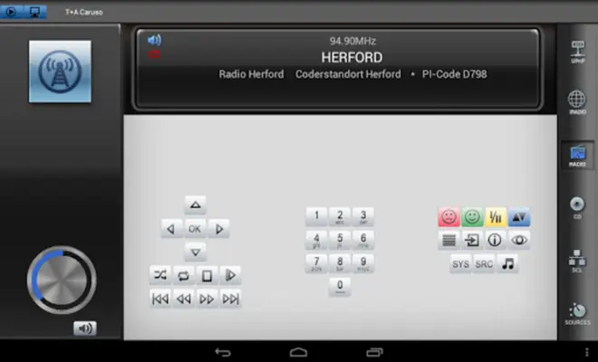 T+A Control android App screenshot 1