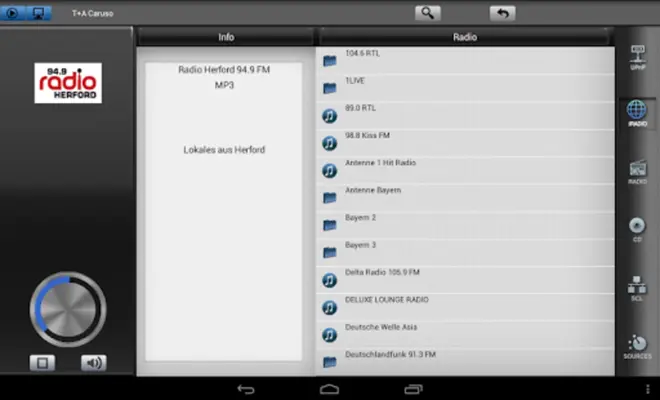 T+A Control android App screenshot 3